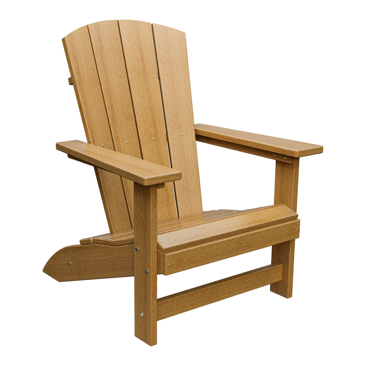 Amish Everyday Value Adirondack Chair in Natural Teak