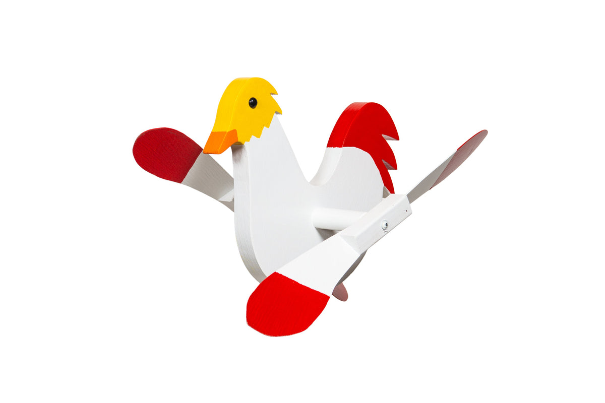 Amish Whirlybird Replacement Wing Set - White Rooster