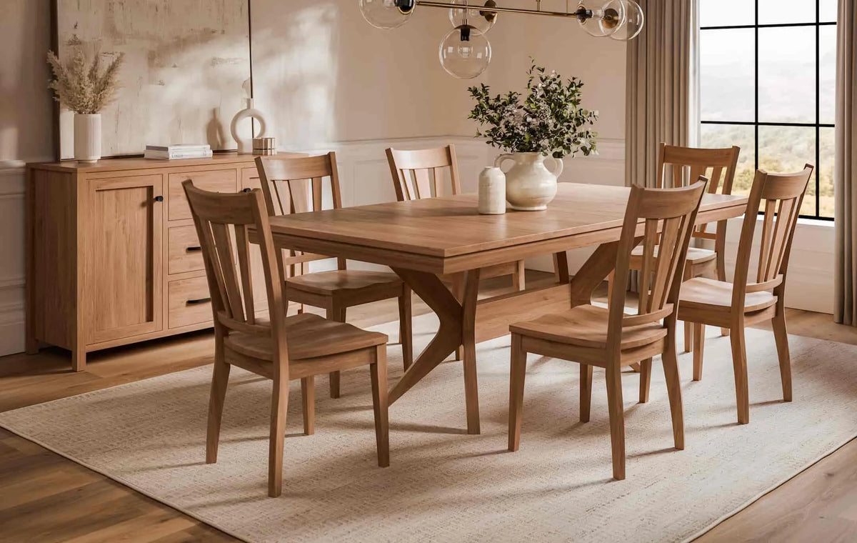 Amish Solvang 6pc Dining Set