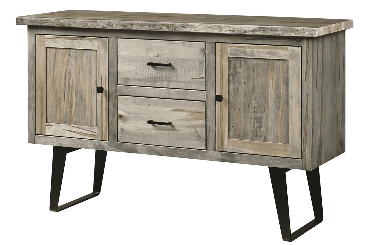 Amish Tenterden Server with Live Edge Top