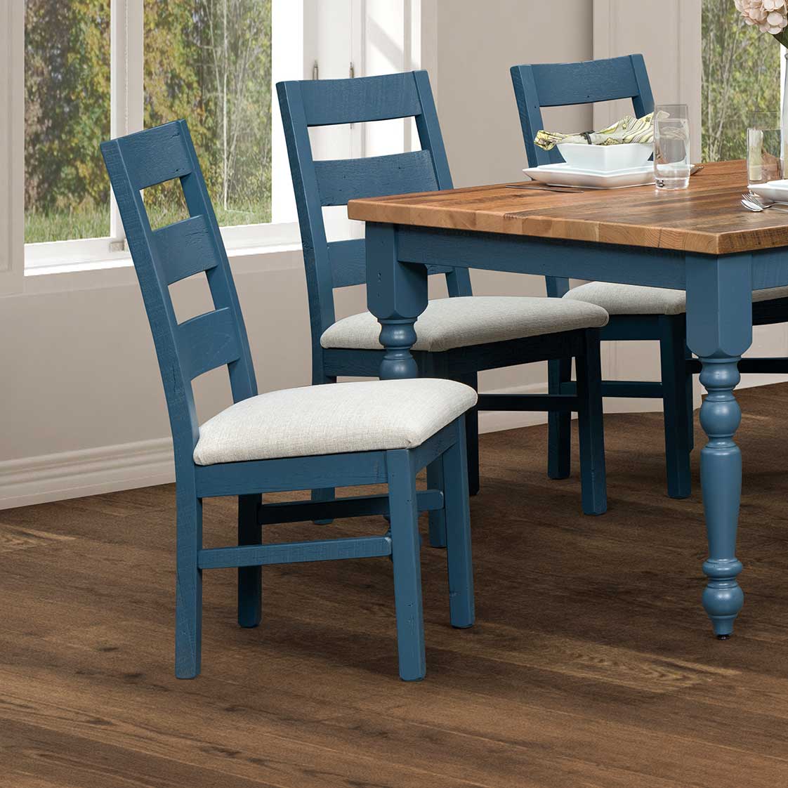 Amish Beacon Rustic Barnwood Dining Chair
