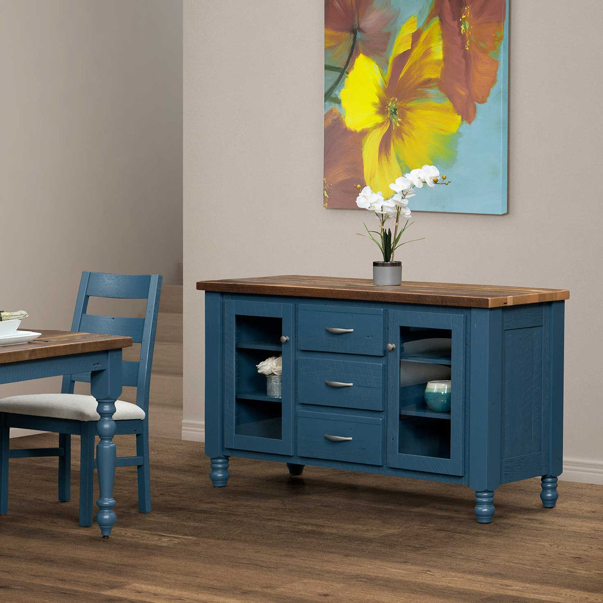 Amish Beacon Rustic Barnwood Server