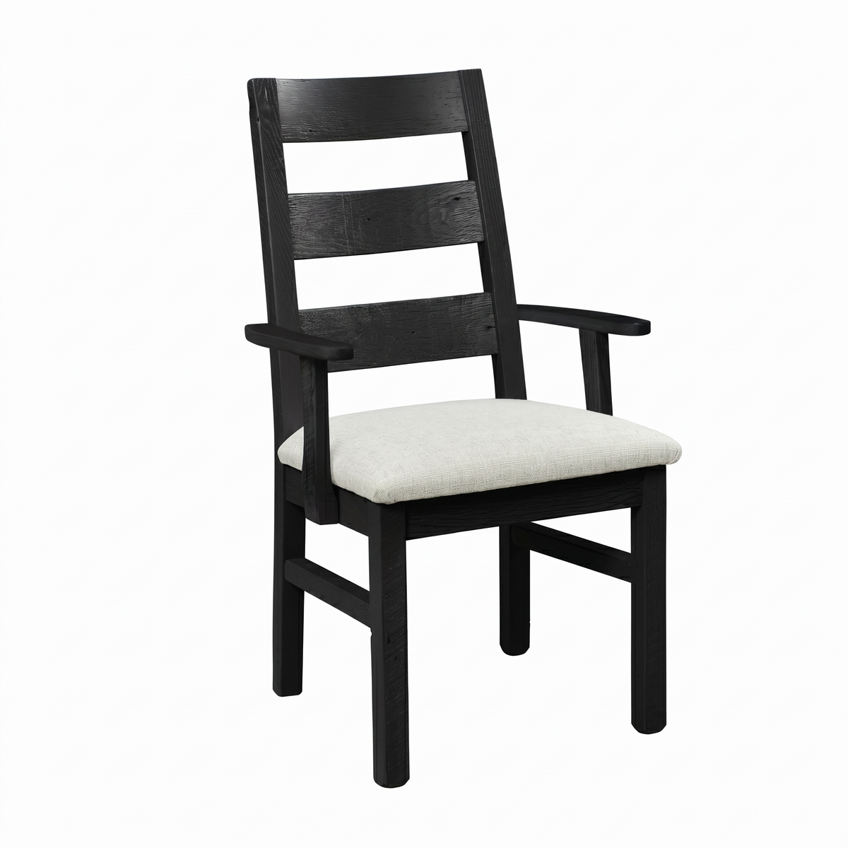 Amish Beacon Rustic Barnwood Arm Chair Cushion Seat