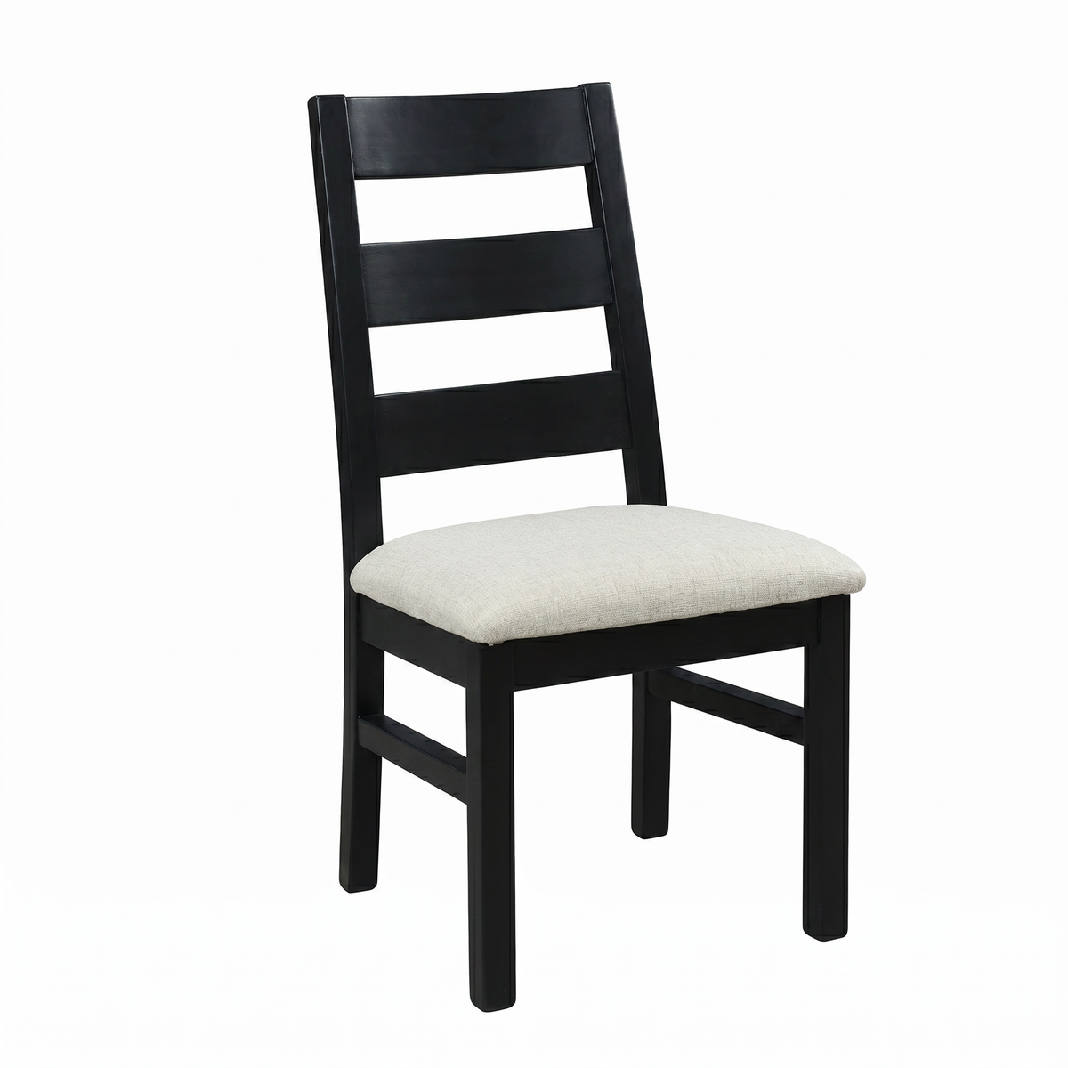 Amish Beacon Rustic Barnwood Side Chair Upholstered