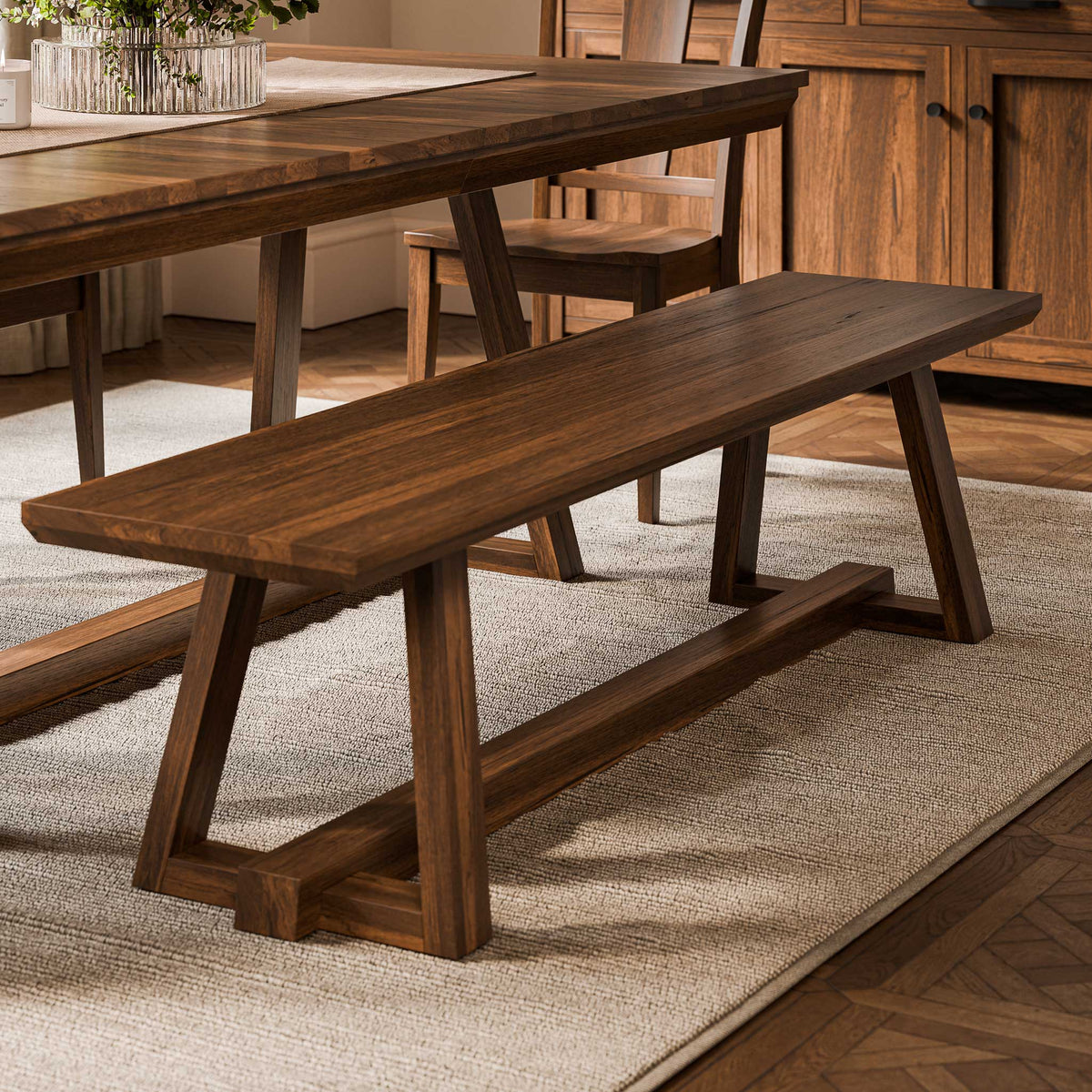 Amish Spring Garden Bench
