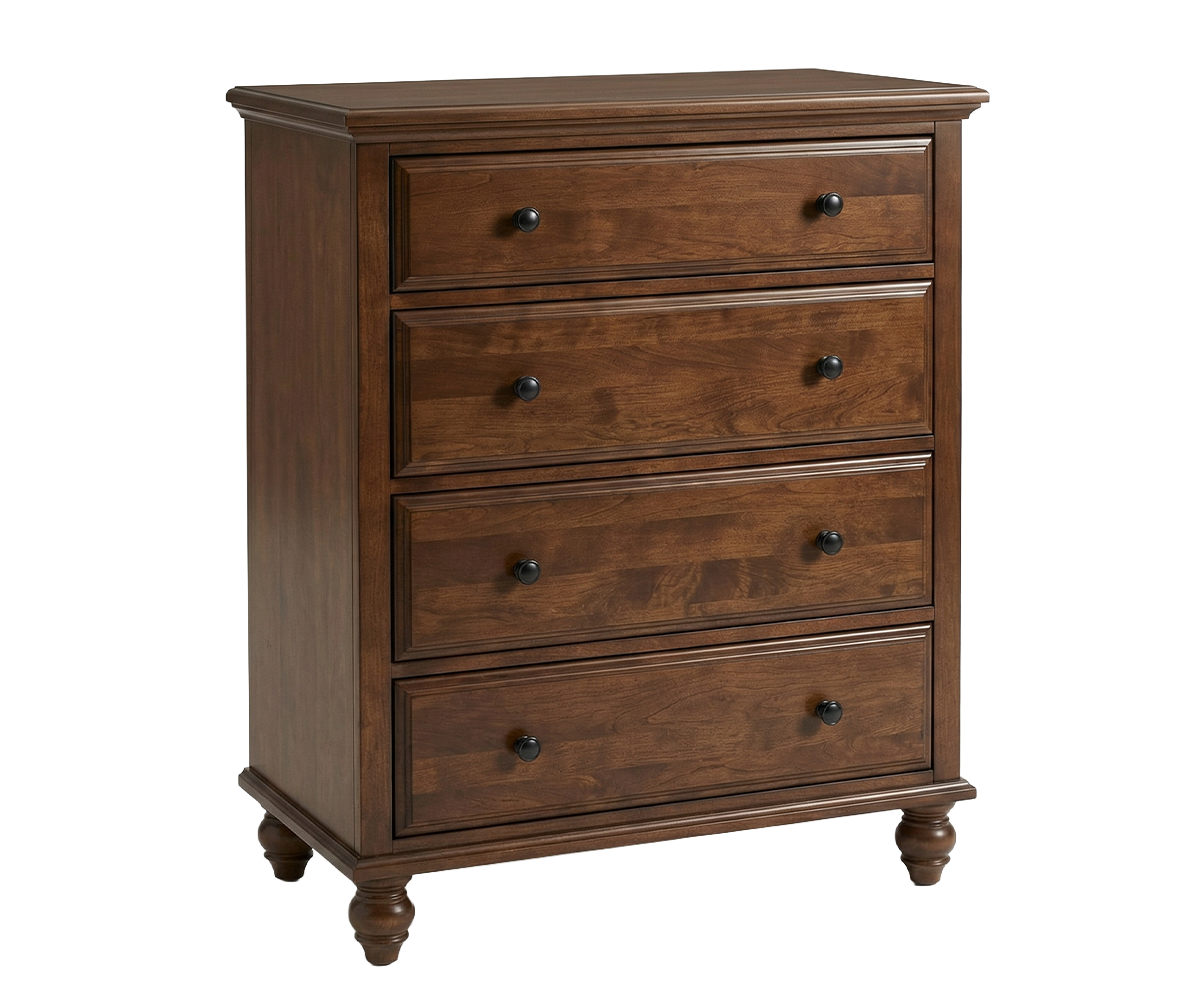 Amish Nantucket Cottage 4-Drawer Bedroom Chest