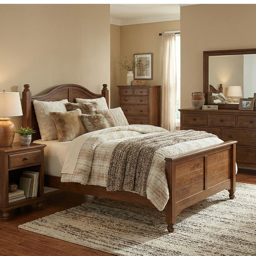 Amish Nantucket Cottage 5pc Bedroom Set