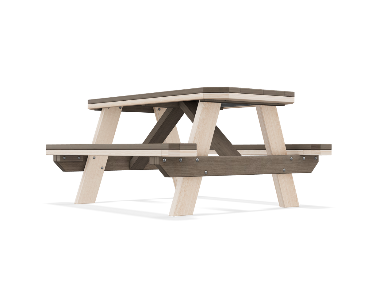 Amish Poly Outdoor 42" Picnic Table for Kids