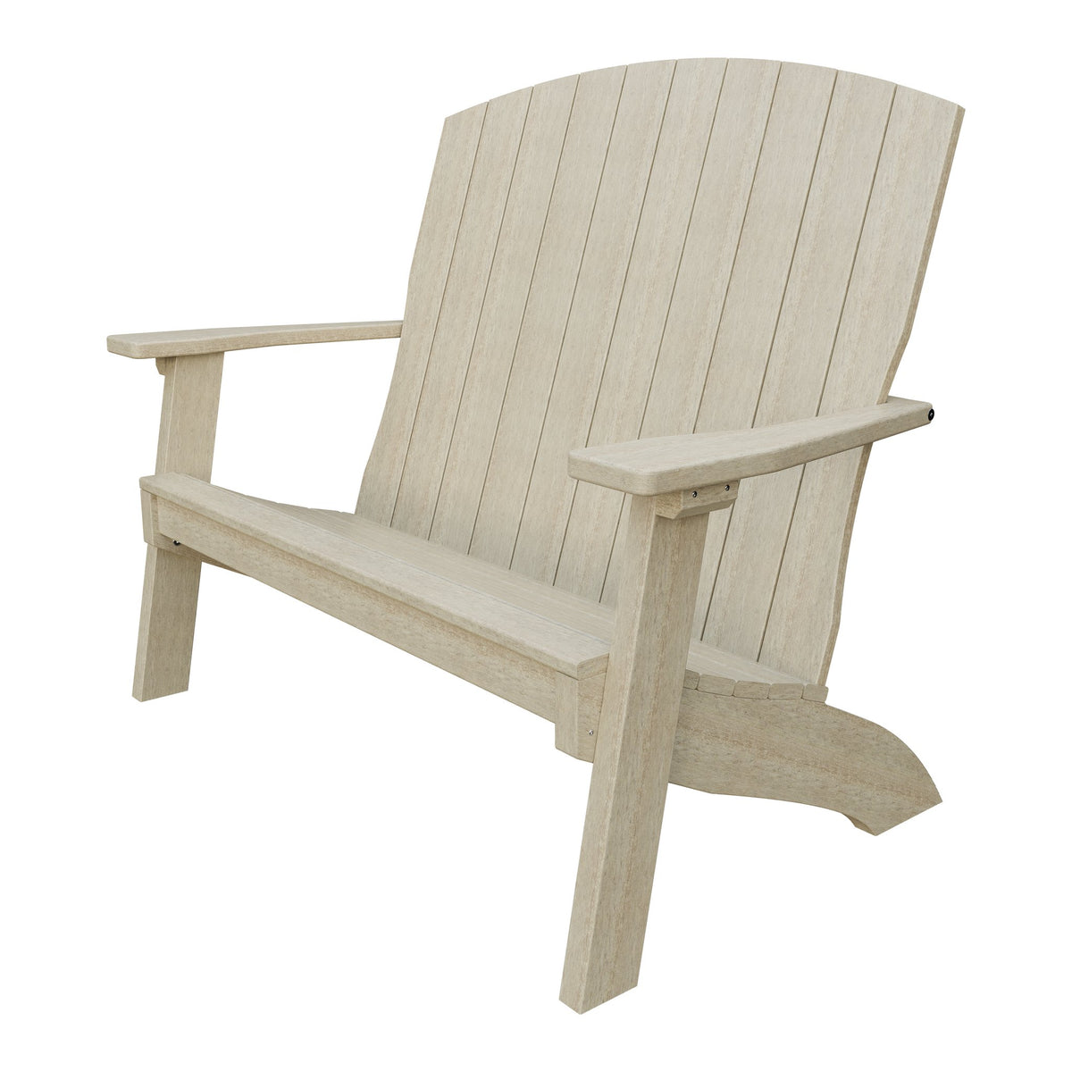 Amish Coastal 4' Patio Bench in Birchwood