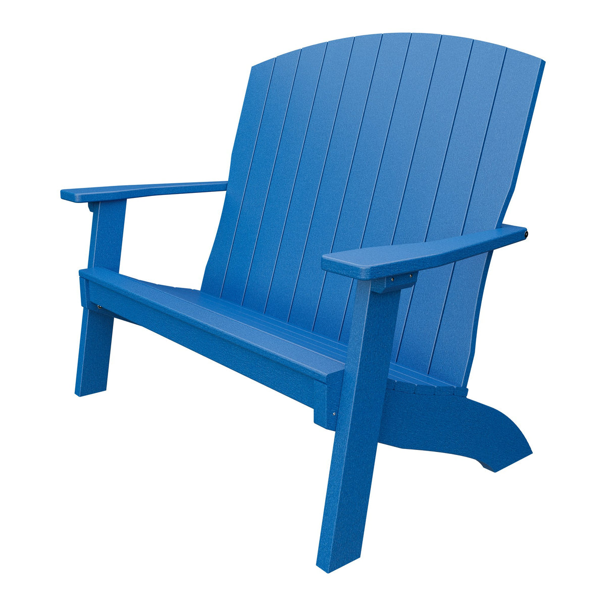 Amish Coastal 4' Patio Bench in Blue