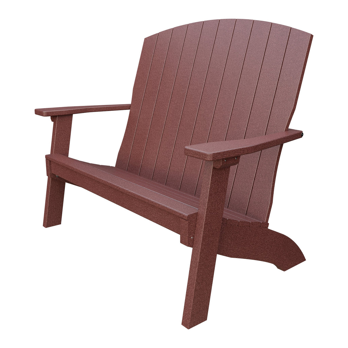 Amish Coastal 4' Patio Bench in Cherrywood