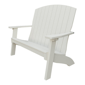 Amish Coastal 4' Patio Bench in Ivory