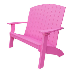 Amish Coastal 4' Patio Bench in Pink