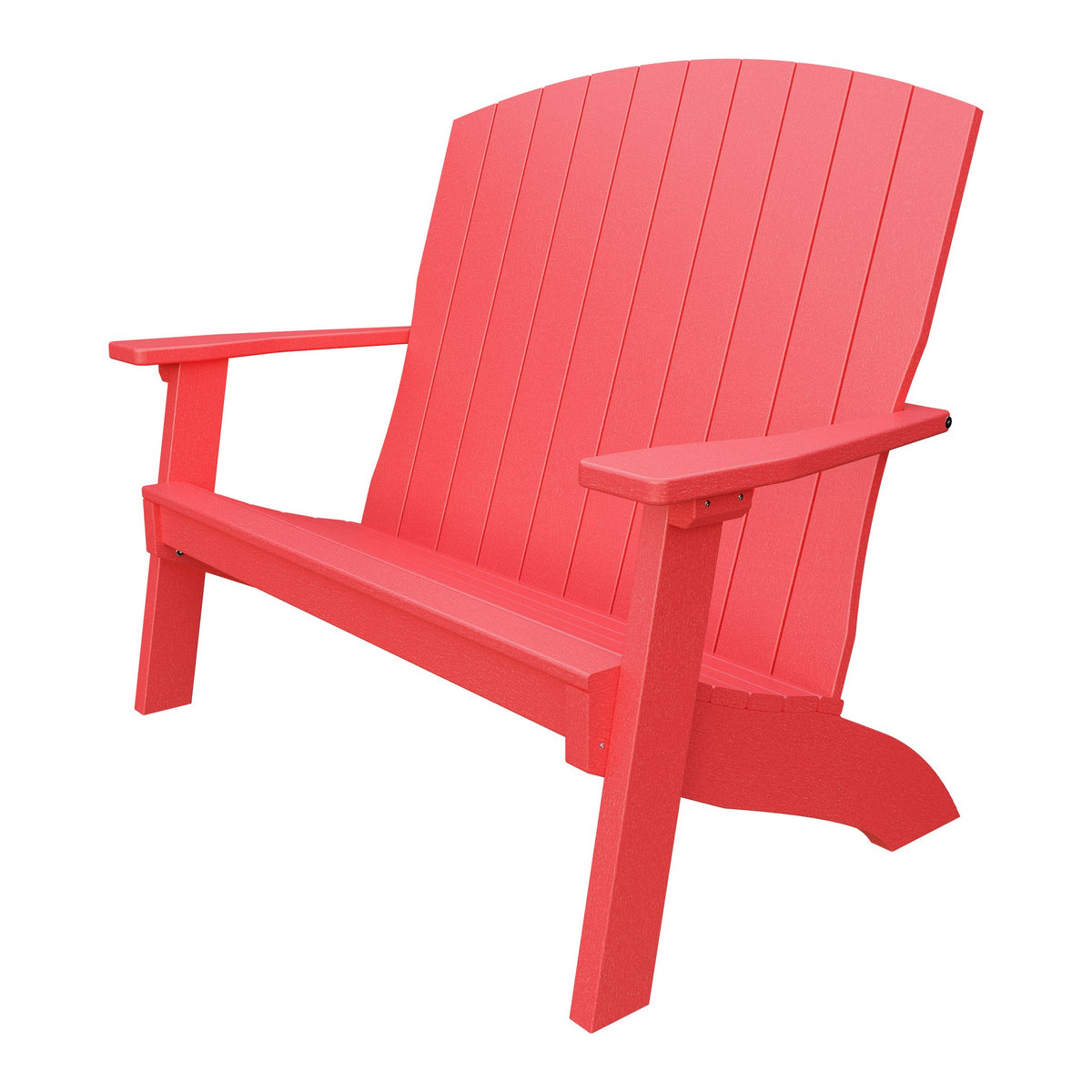Amish Coastal 4' Patio Bench in Red