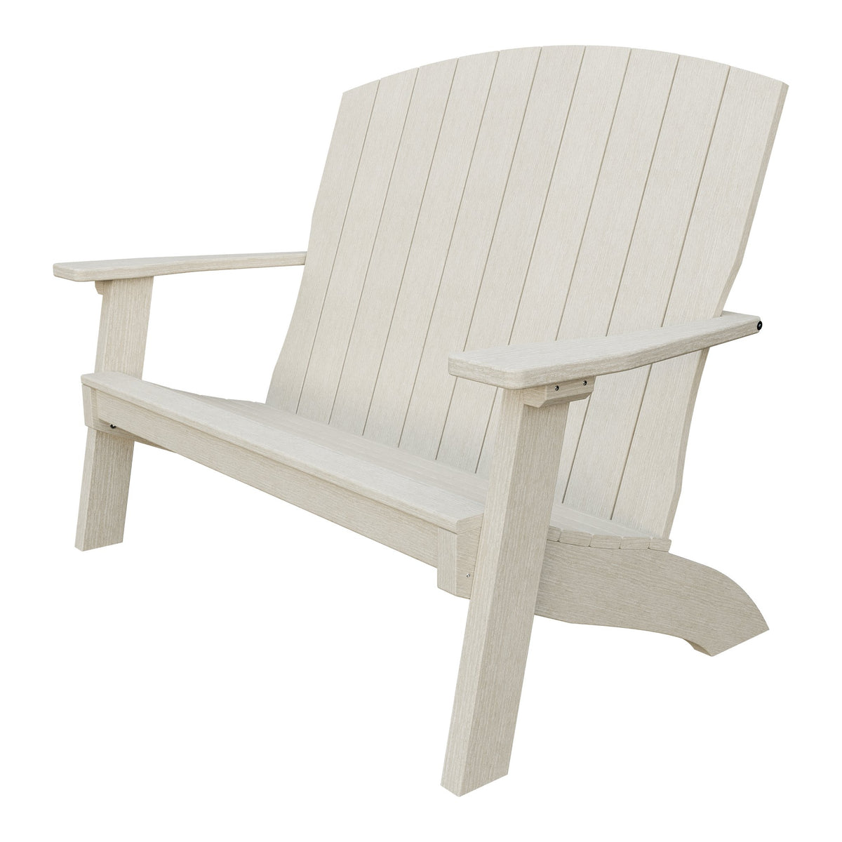 Amish Coastal 4' Patio Bench in Seashell