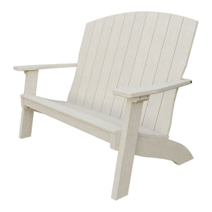 Amish Coastal 4' Patio Bench in Seashell