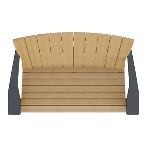 Amish Coastal 4' Patio Bench
