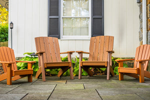 Amish Li'l Poly Adirondack Chair for Kids lifestyle photo