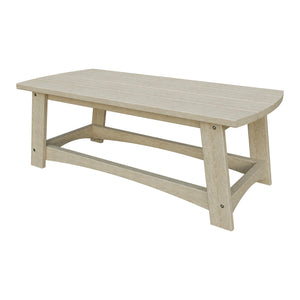 Amish Coastal Poly Coffee Table in Birchwood
