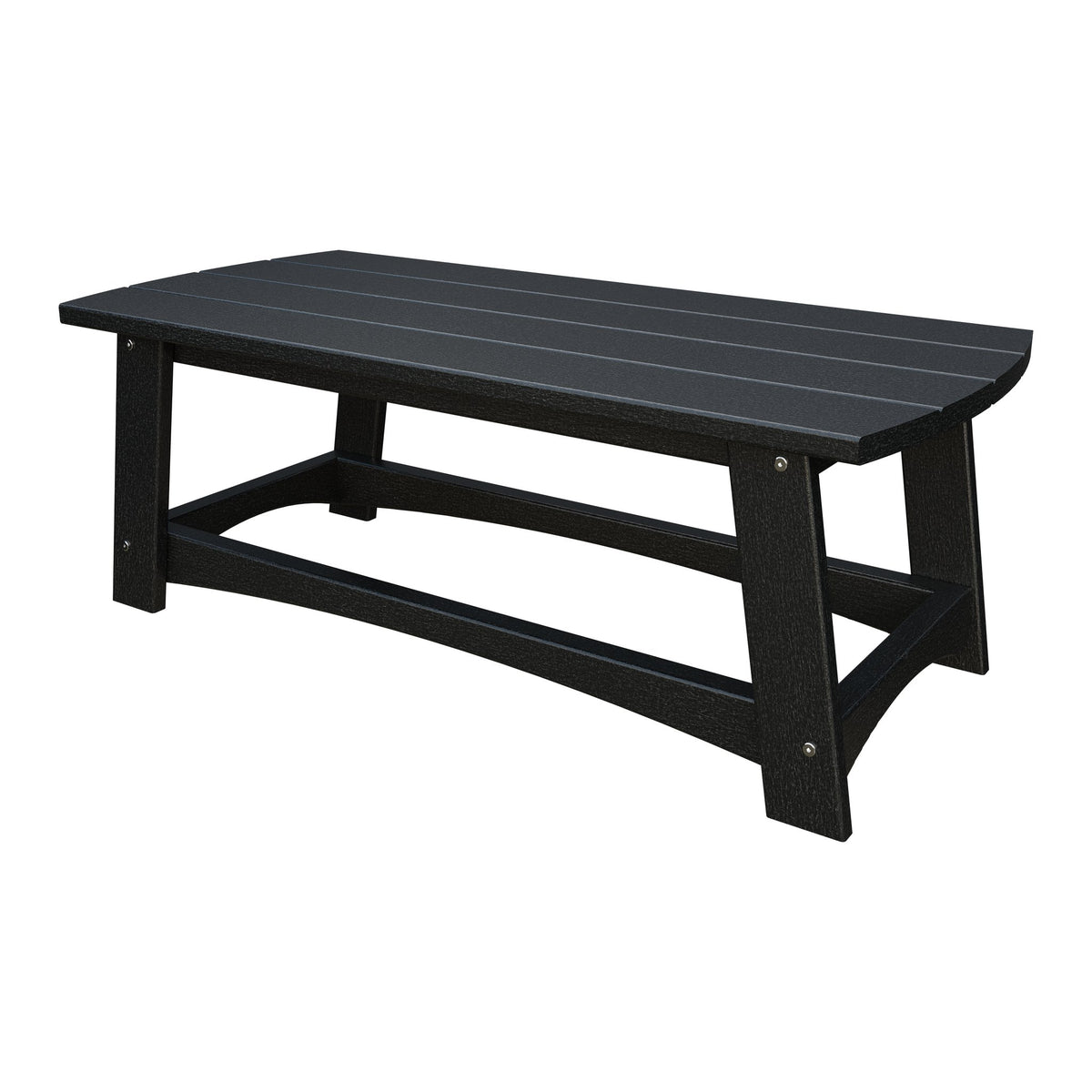 Amish Coastal Poly Coffee Table in Black