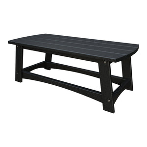 Amish Coastal Poly Coffee Table in Black