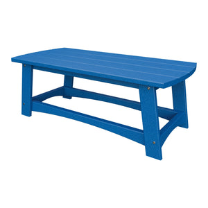 Amish Coastal Poly Coffee Table in Blue
