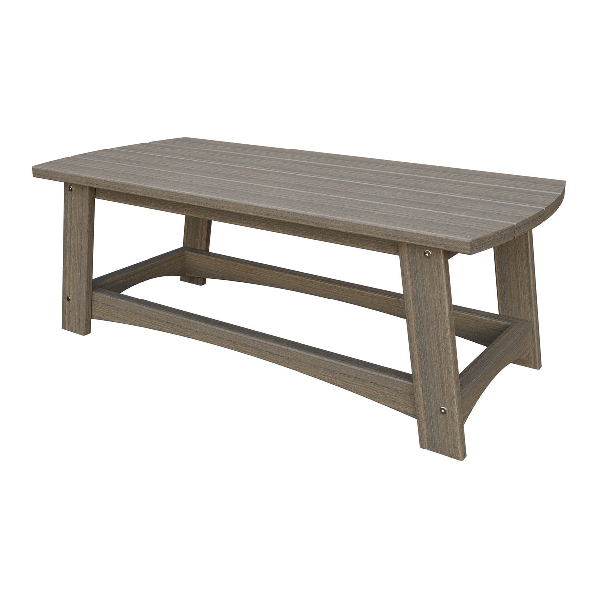 Amish Coastal Poly Coffee Table in Coastal Gray