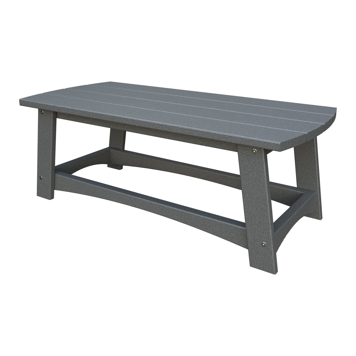 Amish Coastal Poly Coffee Table in Gray