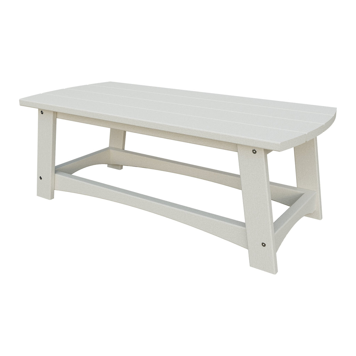 Amish Coastal Poly Coffee Table in Ivory