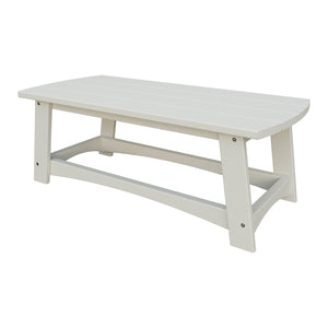 Amish Coastal Poly Coffee Table in Ivory