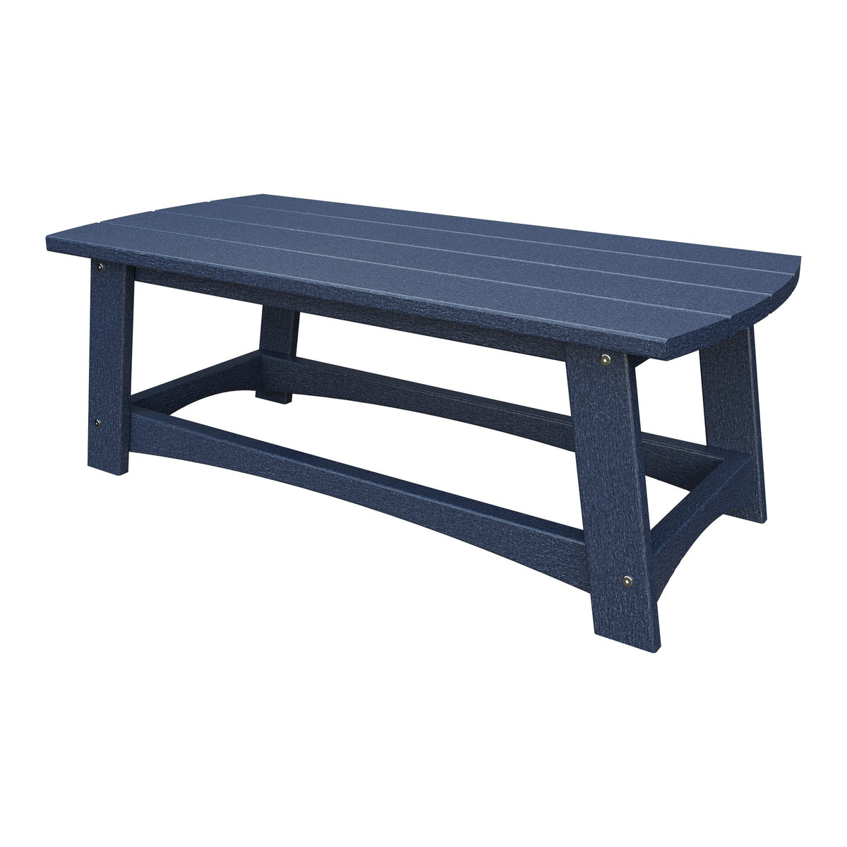 Amish Coastal Poly Coffee Table in Patriot Blue