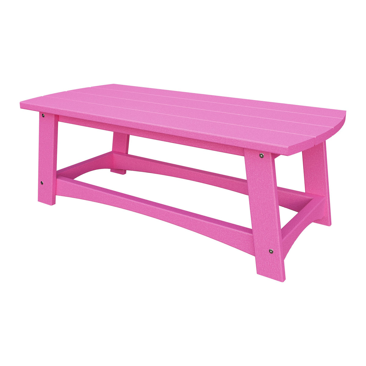 Amish Coastal Poly Coffee Table in Pink