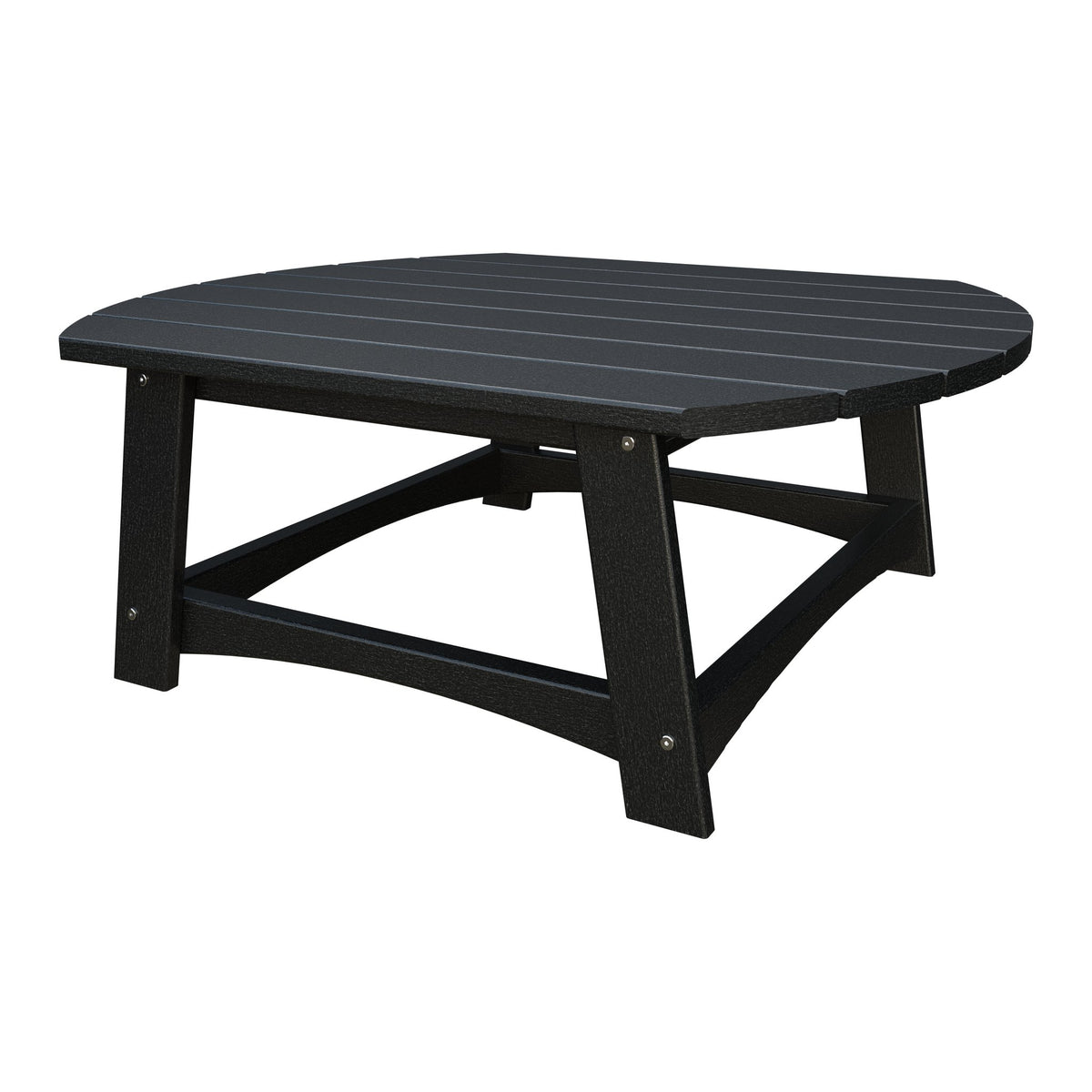 Amish Coastal Conversation Table in Black