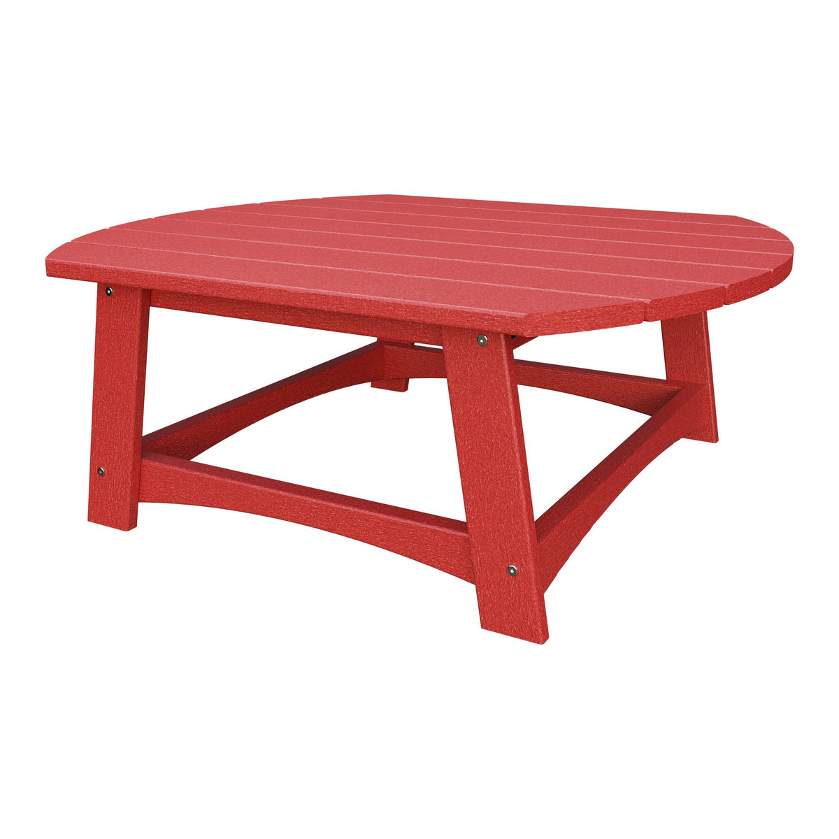 Amish Coastal Conversation Table in Cardinal Red