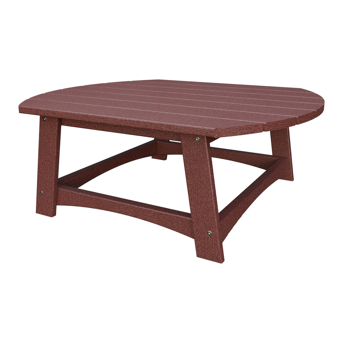 Amish Coastal Conversation Table in Cherrywood