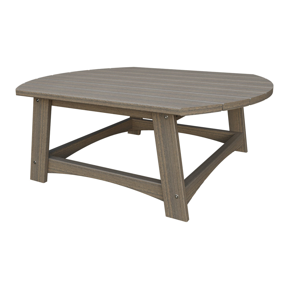 Amish Coastal Conversation Table in Coastal Gray