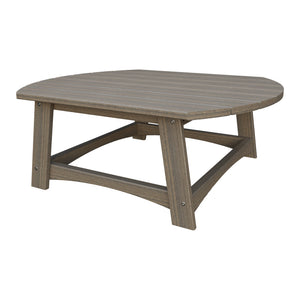 Amish Coastal Conversation Table in Coastal Gray