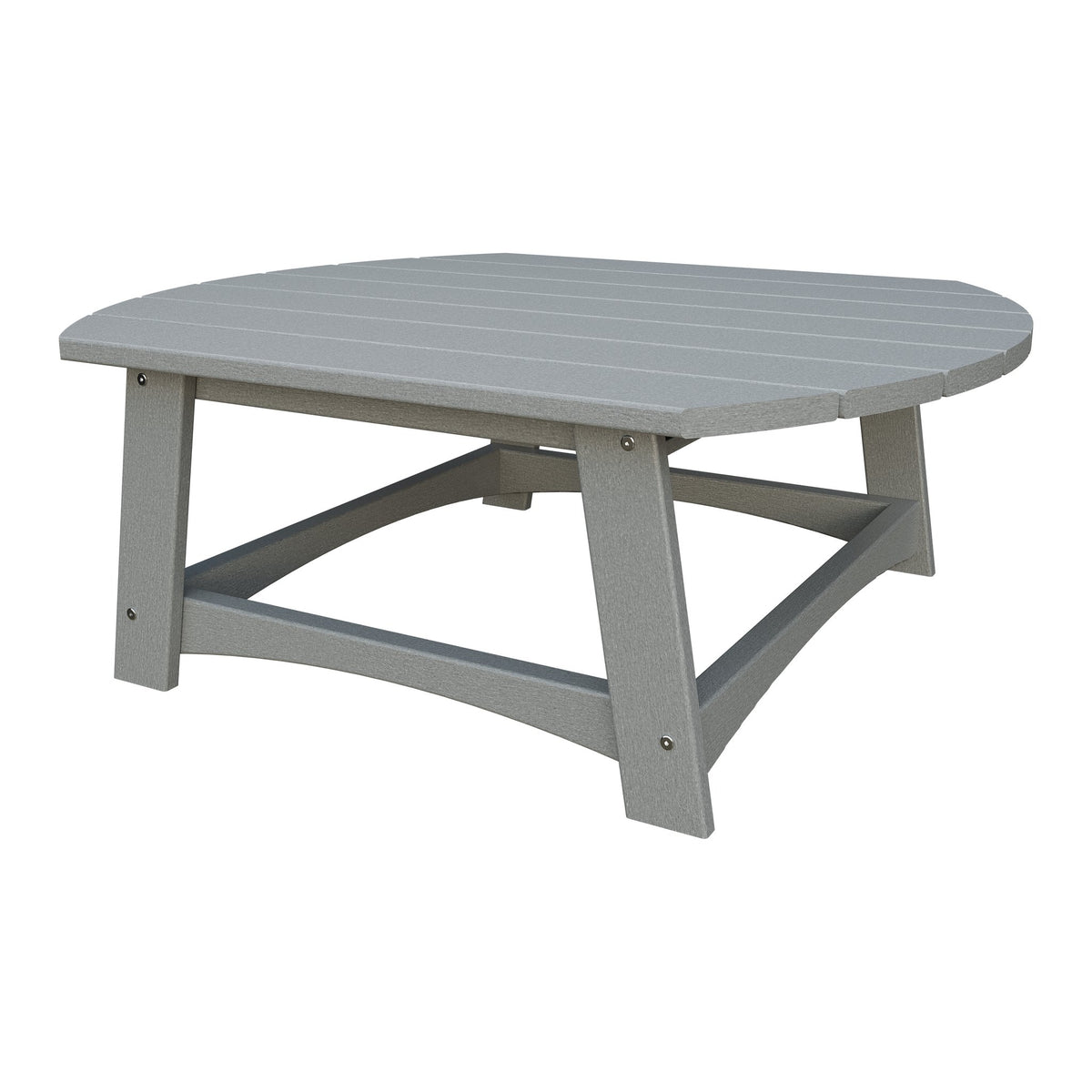 Amish Coastal Conversation Table in Light Gray