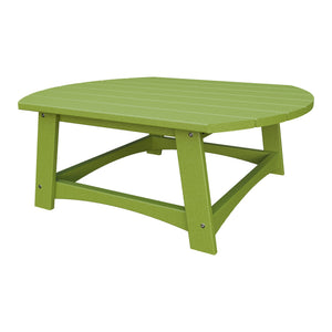 Amish Coastal Conversation Table in Tropical Lime Green
