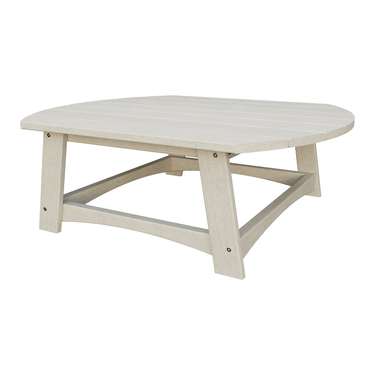 Amish Coastal Conversation Table in Seashell