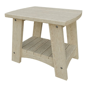 Amish Coastal Poly End Table in Birchwood