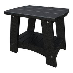 Amish Coastal Poly End Table in Black