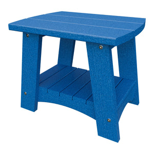 Amish Coastal Poly End Table in Blue