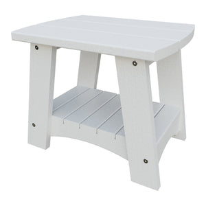 Amish Coastal Poly End Table in Bright White