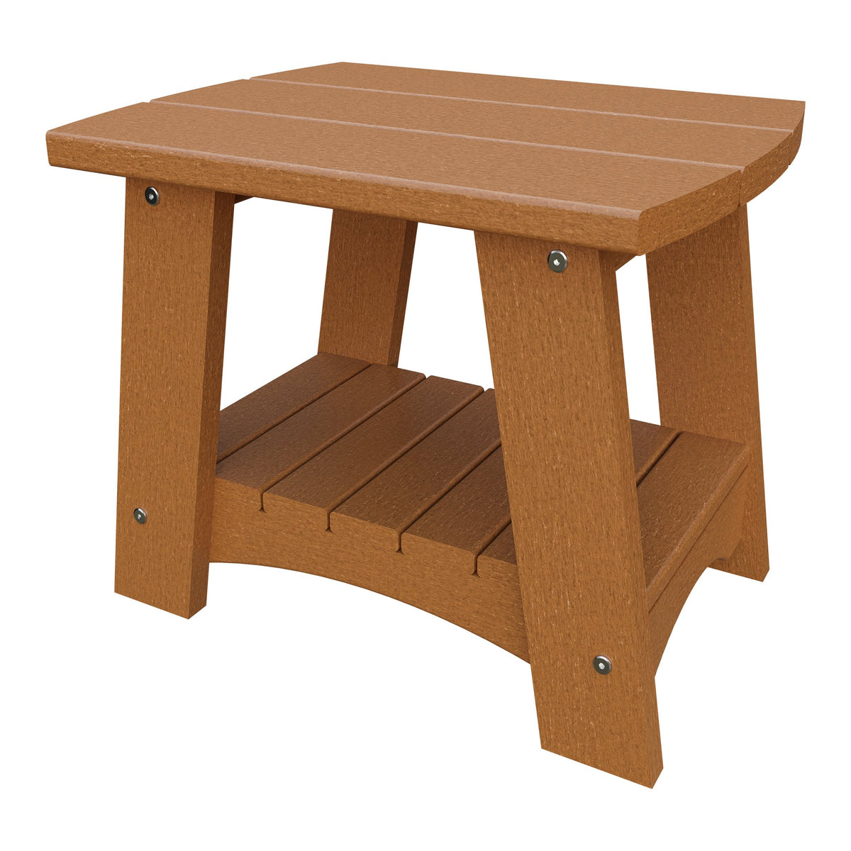 Amish Coastal Poly End Table in Cedar