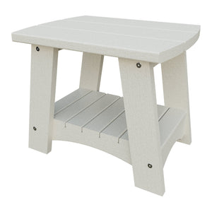 Amish Coastal Poly End Table in Ivory