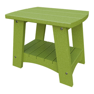 Amish Coastal Poly End Table in Tropical Lime Green