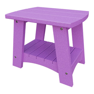 Amish Coastal Poly End Table in Bright Purple
