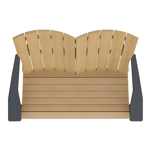 Amish Coastal Poly Love Seat