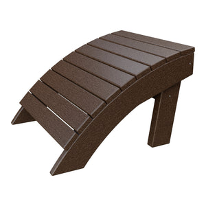 Amish Coastal Poly Ottoman in Milwaukee Brown